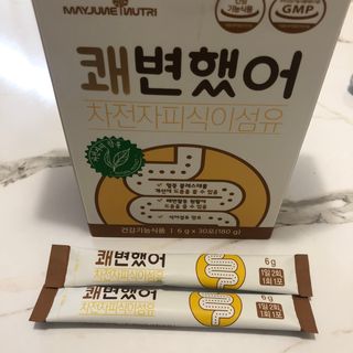 메이준뉴트리 쾌변했어 차전자피 식이섬유[30포/1박스] — 5점을 준 리뷰어가 2021년 4월 올린 사용 사진