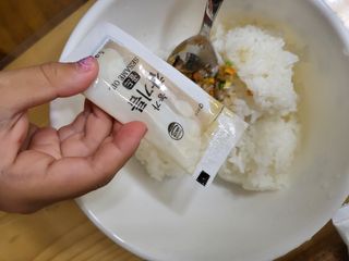 해풀잎 누구나 김밥*1ea [(혼합야채 35g *1ea,  김밥김 (5g, 5ea),  양념간장 (6g, 5ea), 참기름(5g, 2ea)] — 5점을 준 리뷰어가 2022년 7월 올린 사용 사진