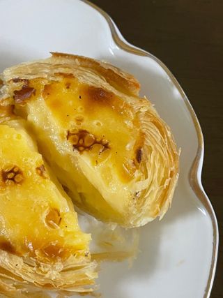 디앙뜨 포르투갈 에그타르트 오리지널 맛+패션후르츠+초콜릿타르트 맛 중 택1 — 5점을 준 리뷰어가 2021년 8월 올린 사용 사진