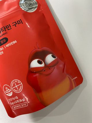 [푸름웰니스] 라바 멀티비타민 구미 36g — 5점을 준 리뷰어가 2022년 4월 올린 사용 사진
