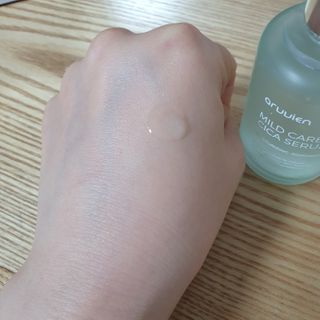 아르비엔 마일드케어 비건 시카세럼 — 5점을 준 리뷰어가 2021년 2월 올린 사용 사진
