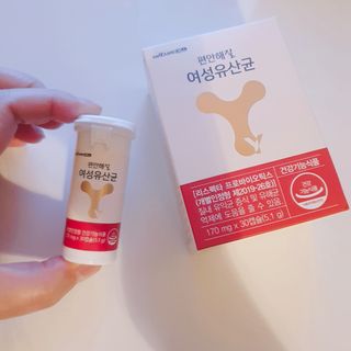 메이준뉴트리 메이준쎌 편안해질 여성유산균 — 5점을 준 리뷰어가 2021년 1월 올린 사용 사진