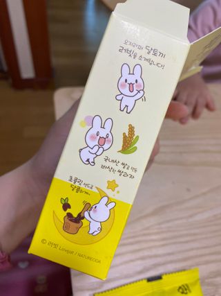 네이처오다 달칩 초코샌드 — 5점을 준 리뷰어가 2021년 2월 올린 사용 사진