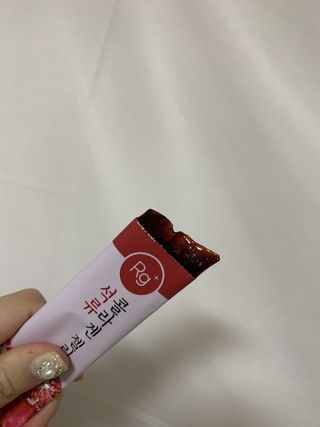 함초록 Rg+ 석류콜라겐젤리 — 4점을 준 리뷰어가 2021년 3월 올린 사용 사진