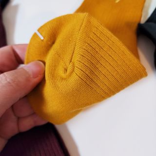 [사이즈가 있는 양말 필로이] 남/여 골지 발목 양말 4족 세트 남【S, M, L, XL】여【S, M, L】_컬러 랜덤 — 5점을 준 리뷰어가 2022년 6월 올린 사용 사진