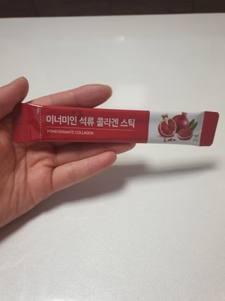 이너미인 석류 콜라겐 스틱 — 5점을 준 리뷰어가 2021년 1월 올린 사용 사진