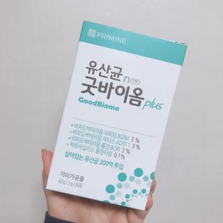 프리마인 유산균 국가지정연구소 선정, 살아있는 생유산균 200억 마리의 힘. 유산균n굿바이옴플러스 — 5점을 준 리뷰어가 2022년 4월 올린 사용 사진