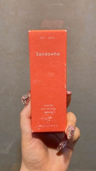 산다화 더블 이펙트 안티 링클 세럼 50ml — 5점을 준 리뷰어가 2021년 11월 올린 사용 사진