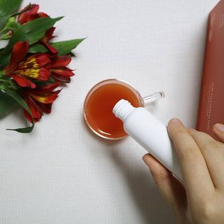 12월 15일 출시, 건강기능식품 브랜드 본리브 나 다운 시작 제품 3종 — 5점을 준 리뷰어가 2021년 2월 올린 사용 사진