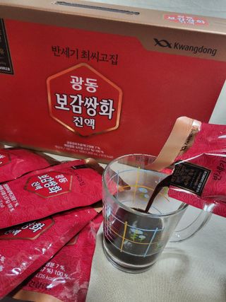 광동생활건강 [광동]진하고 깊은 풍미, 광동 보감쌍화진액 100mL * 18포 — 5점을 준 리뷰어가 2024년 8월 올린 사용 사진