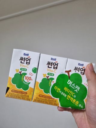 썬업비타씨 썬업 Vita-C — 5점을 준 리뷰어가 2021년 6월 올린 사용 사진