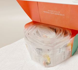 [닥터잇츠] 개인맞춤형 건강기능식품_2종 중 택 1 — 3.5점을 준 리뷰어가 2024년 1월 올린 사용 사진