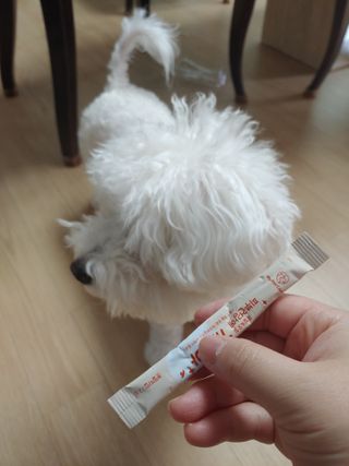My Pet Care 모발과 모질 피부건강에 개좋아 — 5점을 준 리뷰어가 2021년 3월 올린 사용 사진