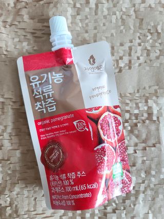 자연에온 유기농 석류 착즙 100mL 10개입 2BOX — 5점을 준 리뷰어가 2020년 12월 올린 사용 사진