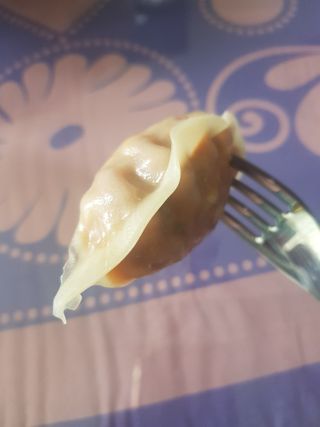 삼양냉동 [삼양] 얇은피불닭왕교자+얇은피까르보불닭왕교자 총4팩 — 5점을 준 리뷰어가 2021년 2월 올린 사용 사진