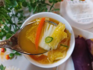 셰프애찬 단호박 백김치 1kg — 5점을 준 리뷰어가 2022년 10월 올린 사용 사진