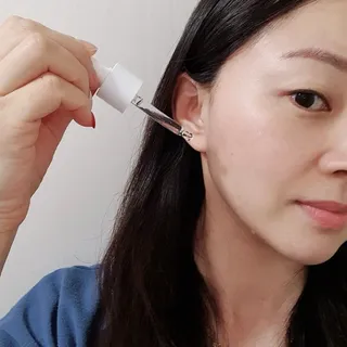 키노닉스 3종 세트 [펀더멘탈앰플 + 로지톤업선밀크 + 블루밍세럼인미스트] — 5점을 준 리뷰어가 2022년 3월 올린 사용 사진