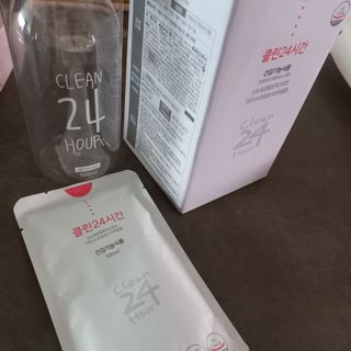 클린24시간 1BOX(5포) + 전용보틀(500ml) — 4점을 준 리뷰어가 2022년 7월 올린 사용 사진