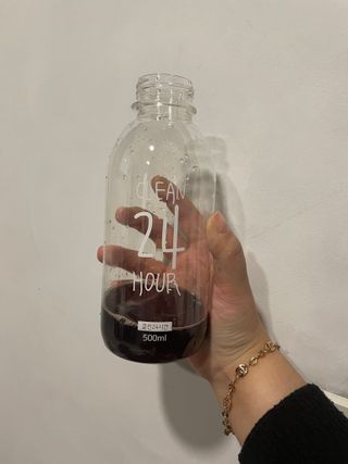 클린24시간 1BOX(5포) + 전용보틀(500ml) — 5점을 준 리뷰어가 2023년 2월 올린 사용 사진