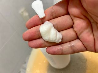 멈칫(MUMCHIT) 멈칫 단백질 퀵트리트먼트 — 4점을 준 리뷰어가 2021년 12월 올린 사용 사진