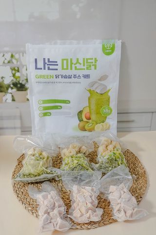 수플먼트 나는 마신닭!! 닭가슴살 주스키트, 먹기 힘들었던 닭가슴살 이제는 마시자 — 3점을 준 리뷰어가 2023년 7월 올린 사용 사진