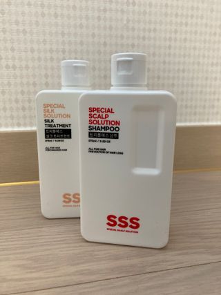 트리플에스 탈모 샴푸 275ml + 실크 트리트먼트 275ml — 5점을 준 리뷰어가 2021년 4월 올린 사용 사진
