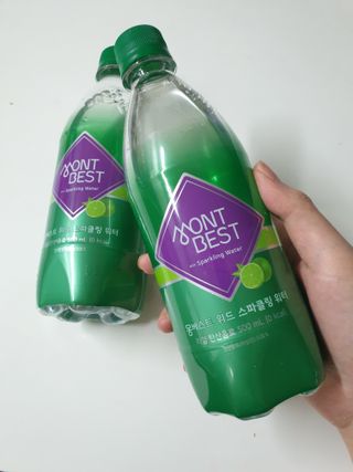 몽베스트 Montbest with Sparkling water Lime20병 — 5점을 준 리뷰어가 2021년 10월 올린 사용 사진