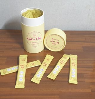 페페로니 잘 먹는 캣츄 - 무항생제 닭고기 24개입 — 4점을 준 리뷰어가 2021년 7월 올린 사용 사진