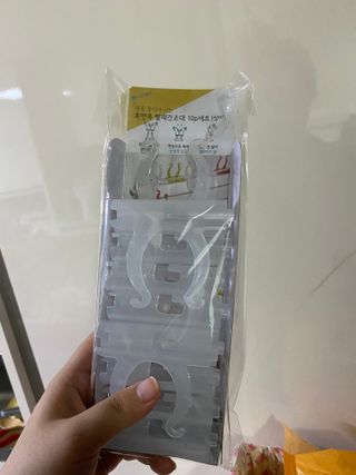 클레비앙 콕앤콕 콕앤콕 미니빨래건조대 — 3점을 준 리뷰어가 2021년 9월 올린 사용 사진