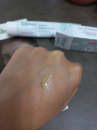 건선/아토/습진/민감성 피부 천연보습진정크림 소리온 크림 & 센시티브 크림 50g — 4점을 준 리뷰어가 2022년 1월 올린 사용 사진