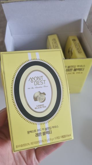 몽베스트 위드더 블랜딩 하우스 _레몬 블랙티 — 5점을 준 리뷰어가 2022년 12월 올린 사용 사진