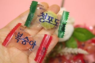 청포도캔디 복숭아캔디 — 5점을 준 리뷰어가 2022년 11월 올린 사용 사진