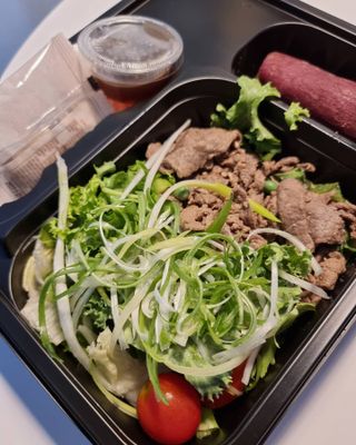 참살이도시락 작심삼일 샐러드도시락 3개 맛보기 새벽배송 또는 택배배송 — 5점을 준 리뷰어가 2021년 8월 올린 사용 사진