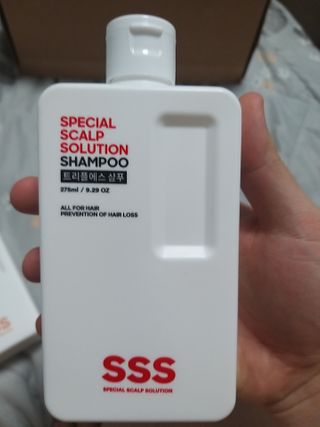 트리플에스 탈모 샴푸 275ml + 실크 트리트먼트 275ml — 5점을 준 리뷰어가 2021년 2월 올린 사용 사진