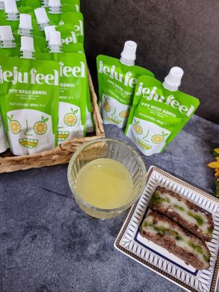 JEJUFEEL 풋풋한 제주담은 청귤에이드 — 5점을 준 리뷰어가 2022년 10월 올린 사용 사진