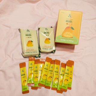 비타앤C 레몬맛, 망고맛 — 5점을 준 리뷰어가 2021년 4월 올린 사용 사진