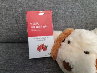 이너미인 석류 콜라겐 스틱 — 5점을 준 리뷰어가 2021년 1월 올린 사용 사진