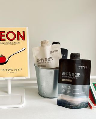 일일하우 슬리밍 플랜B 고소한 귀리맛, 진한 카카오맛 (체중조절식) — 5점을 준 리뷰어가 2023년 7월 올린 사용 사진
