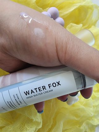 가치 WATERFOX(워터폭스)-엑토인 시카-비옴 하이 워터 크림 (100ml) — 5점을 준 리뷰어가 2023년 4월 올린 사용 사진