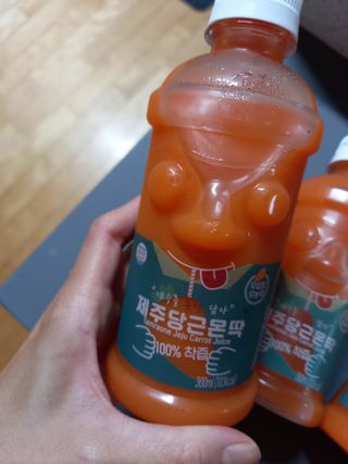 탐라원 무농약 당근과즙으로 건강한 당근주스, 당근몬딱주스 — 4점을 준 리뷰어가 2021년 8월 올린 사용 사진