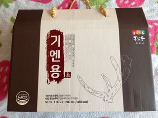 [몸엔용] 무더운 날씨에 국산녹용 기엔용으로 몸보신 50ml x 30포 — 5점을 준 리뷰어가 2021년 6월 올린 사용 사진