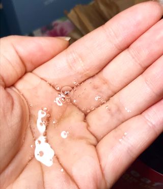 달리프 진저 베러 퍼퓸 탈모 완화 샴푸 1000ml 향 3종 — 5점을 준 리뷰어가 2021년 3월 올린 사용 사진