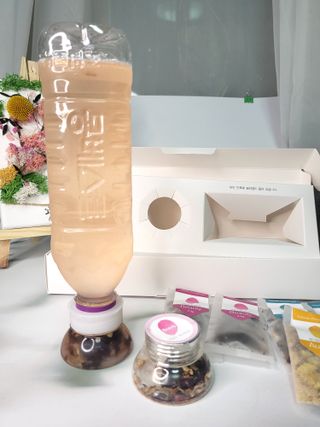K-doraji K도라지  냉침 허브차 싸이티세트 (냉침용 캡차*2개  3종 리필차*5개) — 5점을 준 리뷰어가 2022년 6월 올린 사용 사진