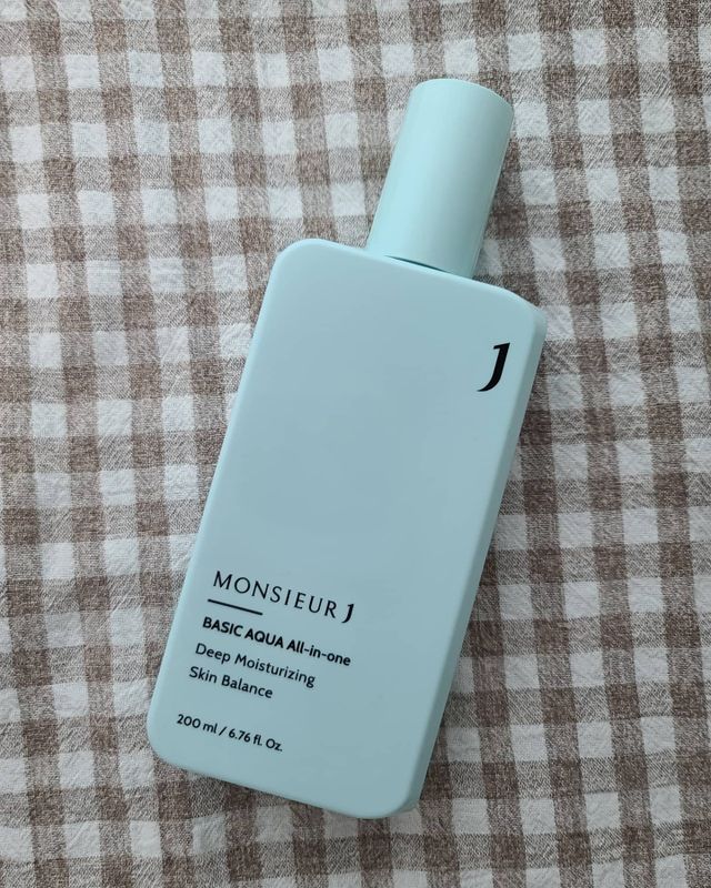 [정우성 올인원] 무슈제이 베이직 아쿠아 올인원 / 남자 화장품 브랜드 리뷰 사진