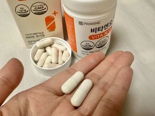 프리마인 성큼다가온 봄, 이너뷰티를 챙겨야 피부도 화사하게, 컨디션도 활기차게. 흡수율을 높인 고효율 비타민. — 5점을 준 리뷰어가 2023년 4월 올린 사용 사진