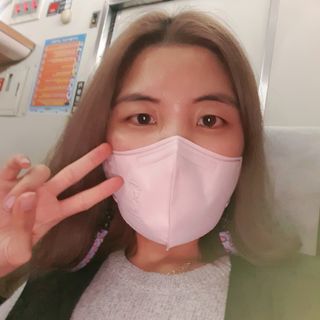 [숨그림]  덴탈마스크 짱구 우리아이 그리고 내가 쓰는 믿을수있는 케릭터 마스크  16종 — 5점을 준 리뷰어가 2021년 10월 올린 사용 사진