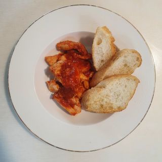 굽네몰 [굽네] 소스가 맛있는 닭가슴살 슬라이스 4종 — 5점을 준 리뷰어가 2021년 11월 올린 사용 사진