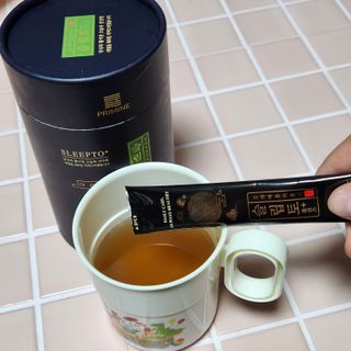 프리마인 자체 기업부설 연구소에서 찾아낸 건강한 수면의 비밀.  슬립토 플러스 30포 — 5점을 준 리뷰어가 2022년 9월 올린 사용 사진
