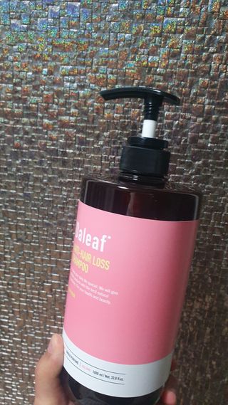 달리프 진저 베러 퍼퓸 탈모 완화 샴푸 1000ml 향 3종 — 5점을 준 리뷰어가 2021년 3월 올린 사용 사진