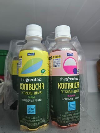 더그레잇티 콤부차 [매일유업] 더그레잇티 44kcal 콤부차 300ml *12개입 (오리지널 6개+베리리치 6개) — 4점을 준 리뷰어가 2023년 8월 올린 사용 사진